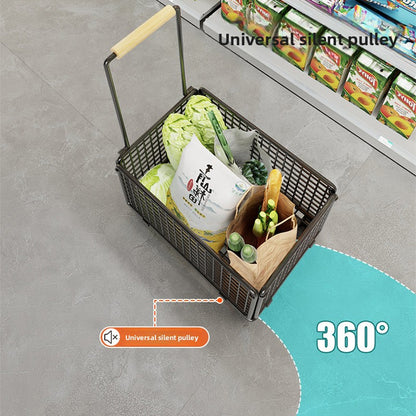 Hand-pulled trolley