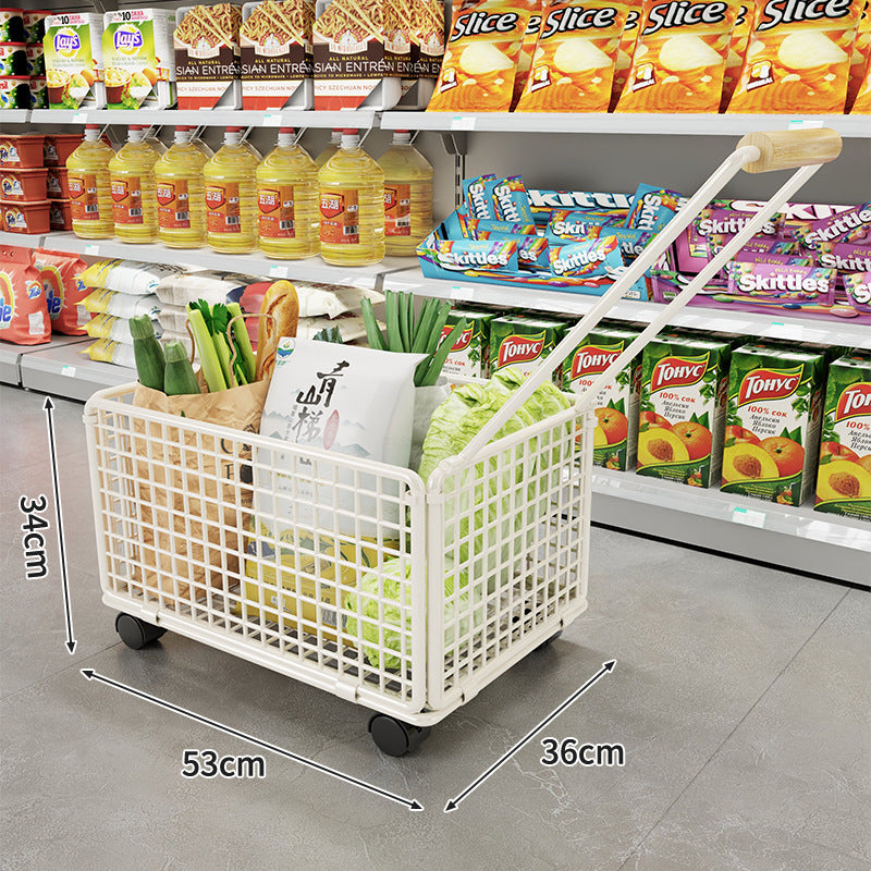 Hand-pulled trolley