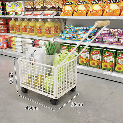 Hand-pulled trolley
