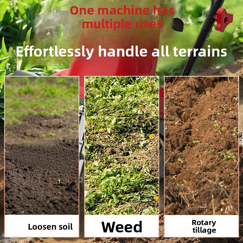 Hand Push Micro Tillage Machine for Soil Cultivation