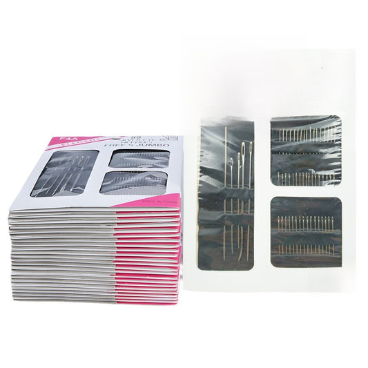 Hand Sewing Needles with Large Eye (55 or 60 Pieces)