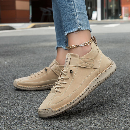 Hand-Sewn Women Casual Shoes Soft Sole Flat