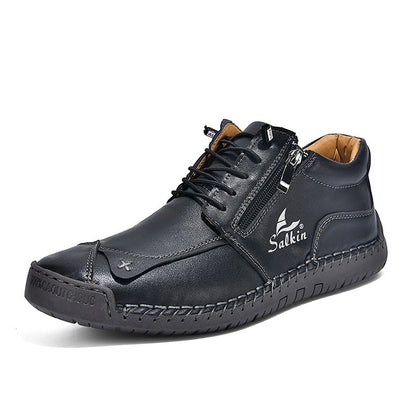 Hand Stitched Casual Martin Boots