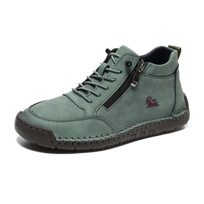 Hand-Stitched Soft Sole Flat Shoes