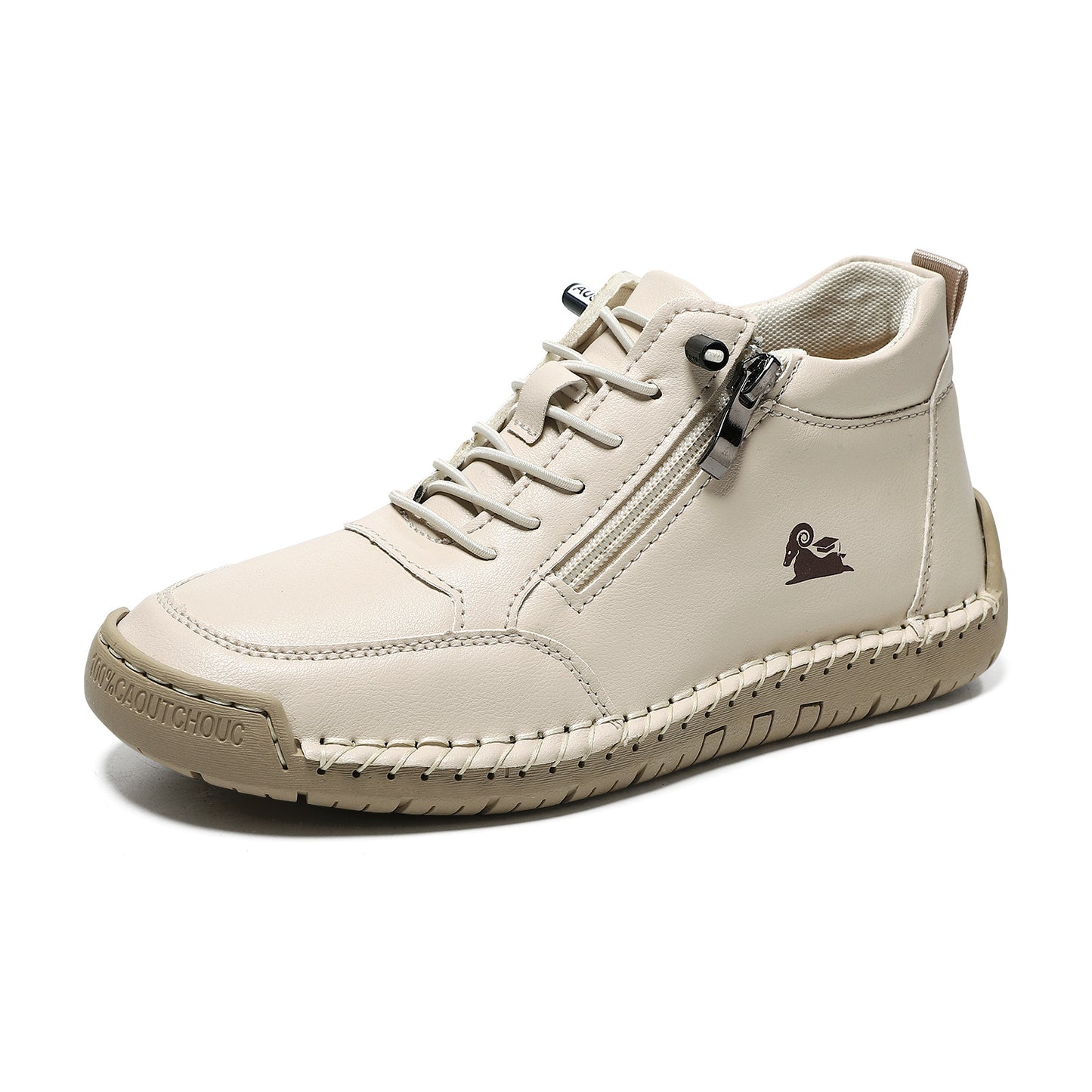Hand-Stitched Soft Sole Flat Shoes