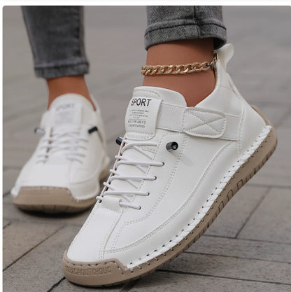 Hand-Stitched Women Casual Flat Shoes