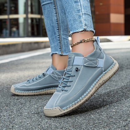 Hand-Stitched Women Casual Shoes with Soft Sole