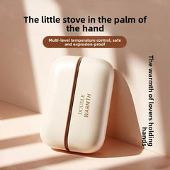 Magnetic hand warmer pink color box