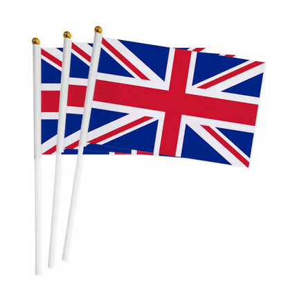 Hand Waving Flag with Pole