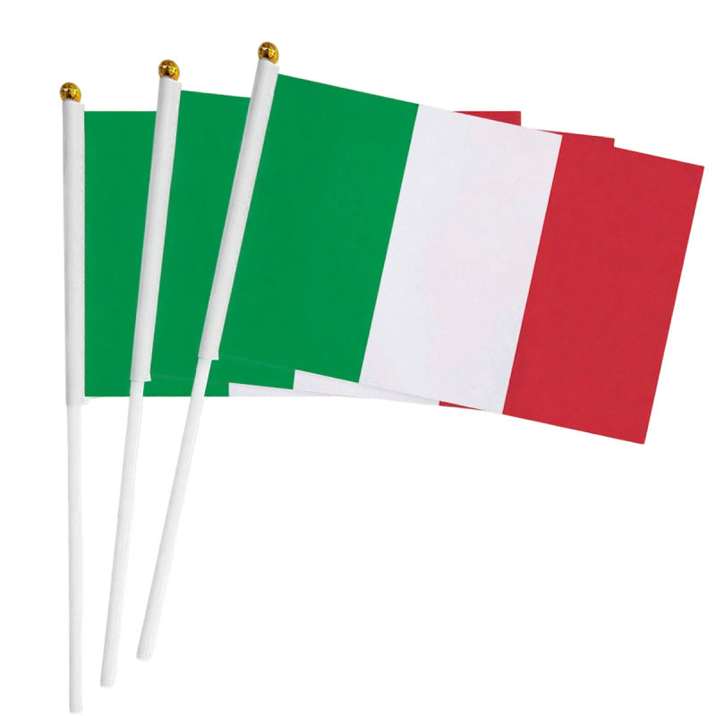 Hand Waving Flag with Pole