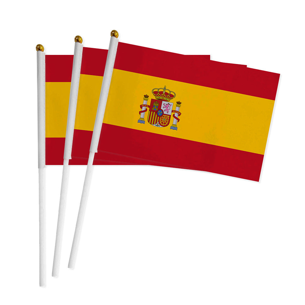 Hand Waving Flag with Pole