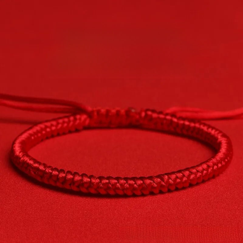 Hand-woven colorful rope