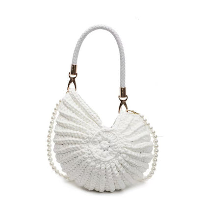 Hand-Woven Conch Shell Crossbody Bag