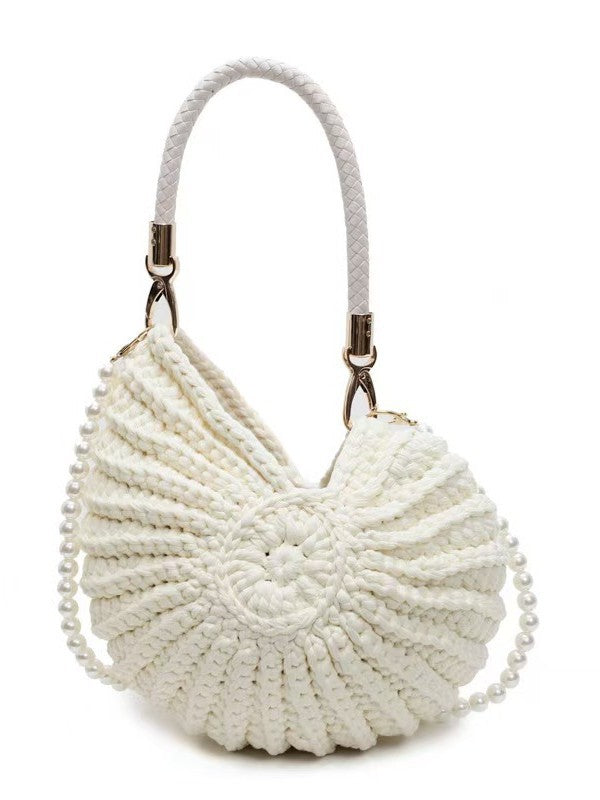 Hand-Woven Conch Shell Crossbody Bag