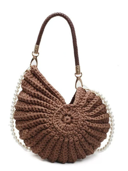 Hand-Woven Conch Shell Crossbody Bag