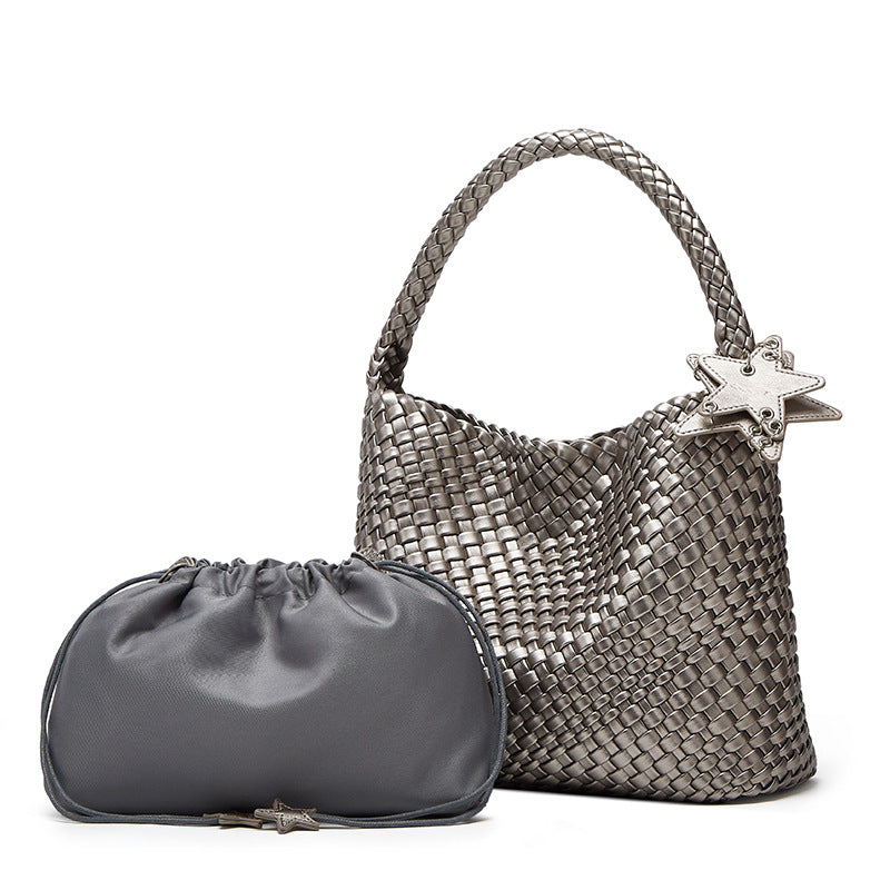 Hand-Woven Large Capacity Tote Bag