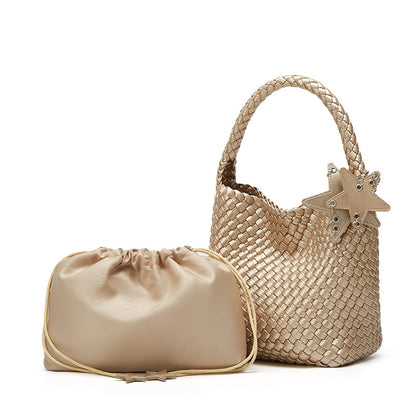 Hand-Woven Large Capacity Tote Bag