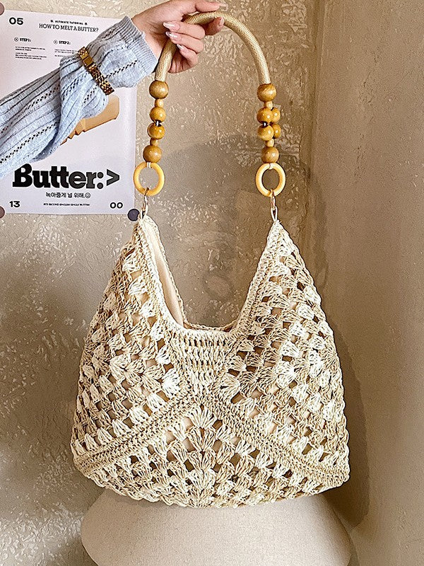 Hand-Woven Straw Bag