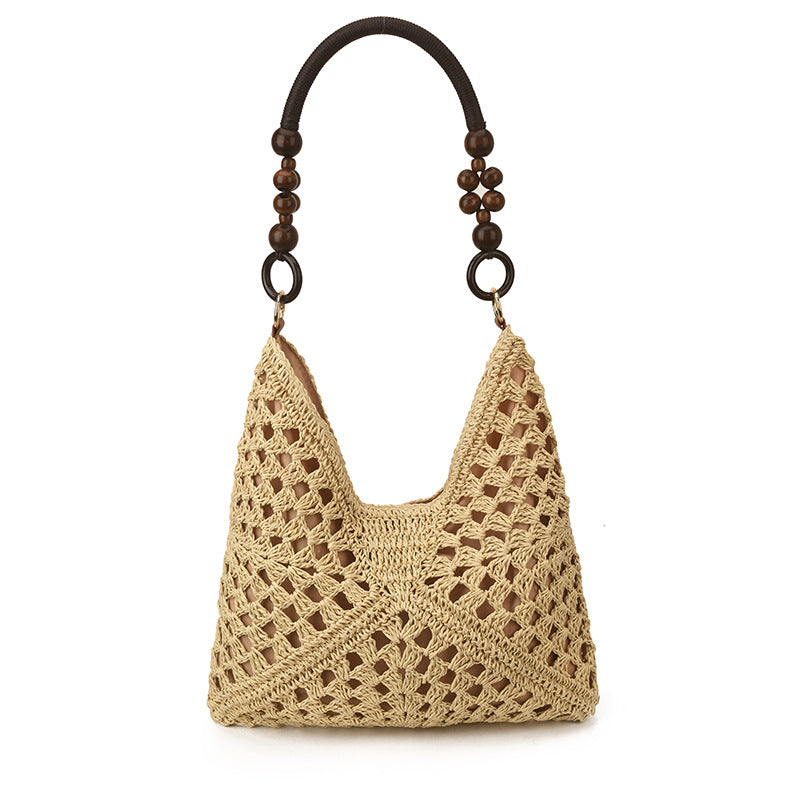 Hand-Woven Straw Bag
