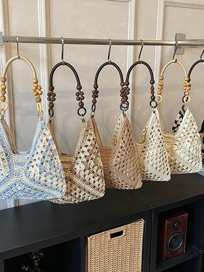 Hand-Woven Straw Bag
