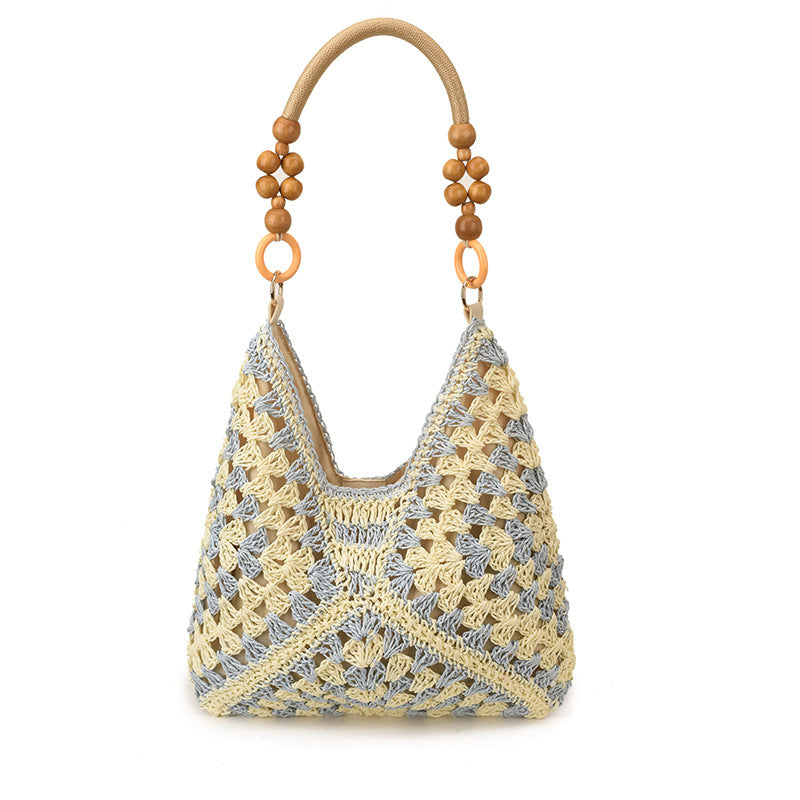 Hand-Woven Straw Bag