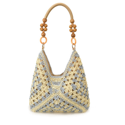 Hand-Woven Straw Bag
