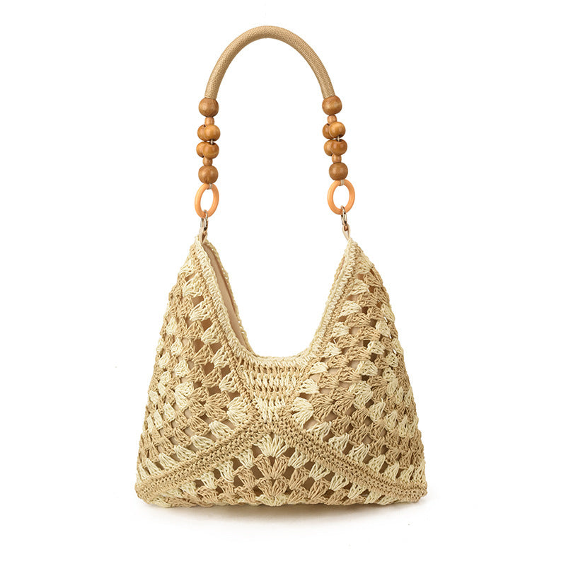 Hand-Woven Straw Bag