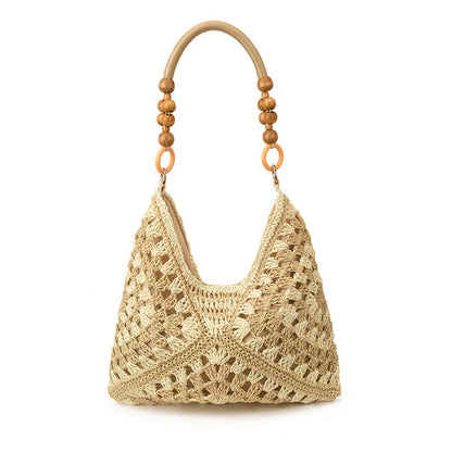 Hand-Woven Straw Bag