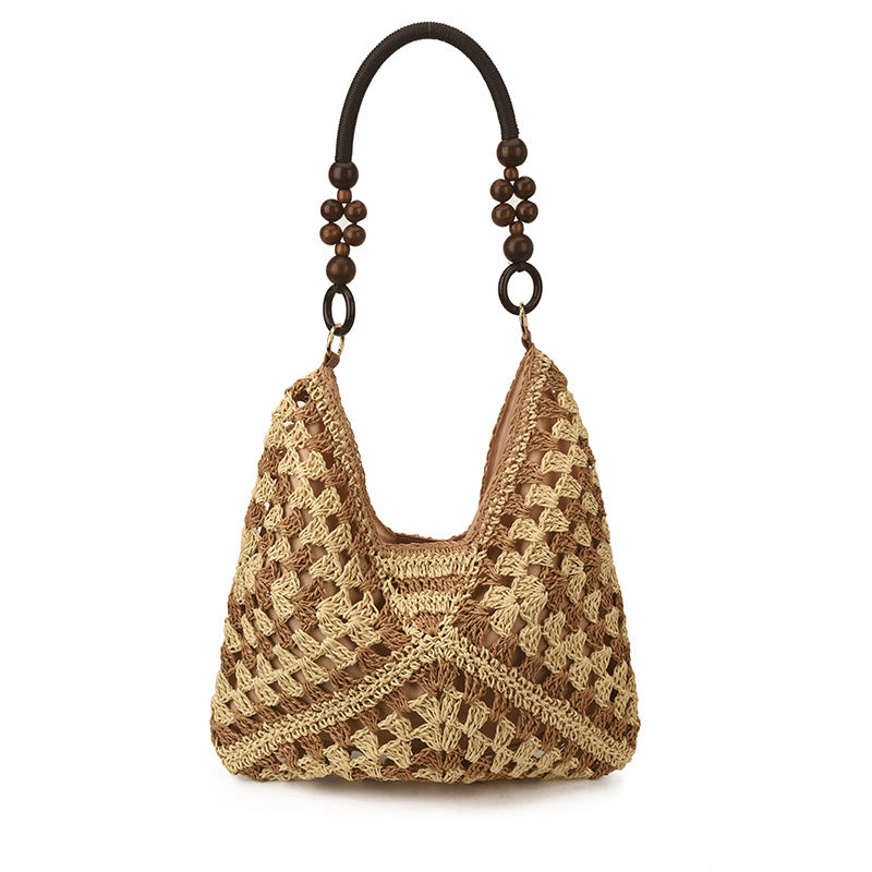 Hand-Woven Straw Bag