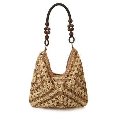 Hand-Woven Straw Bag