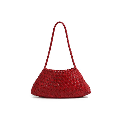 Hand-Woven Tote Bag Shoulder Handbag