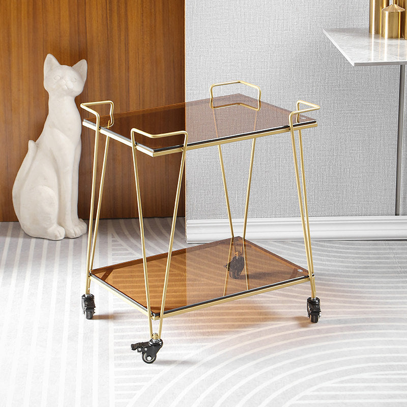 Handcart storage rack