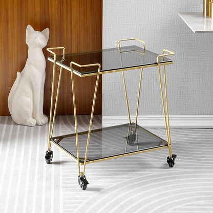 Handcart storage rack