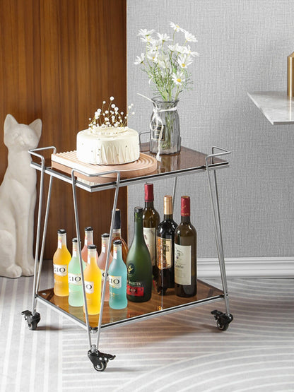 Handcart storage rack