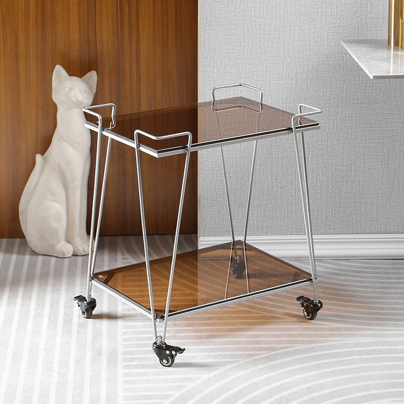 Handcart storage rack