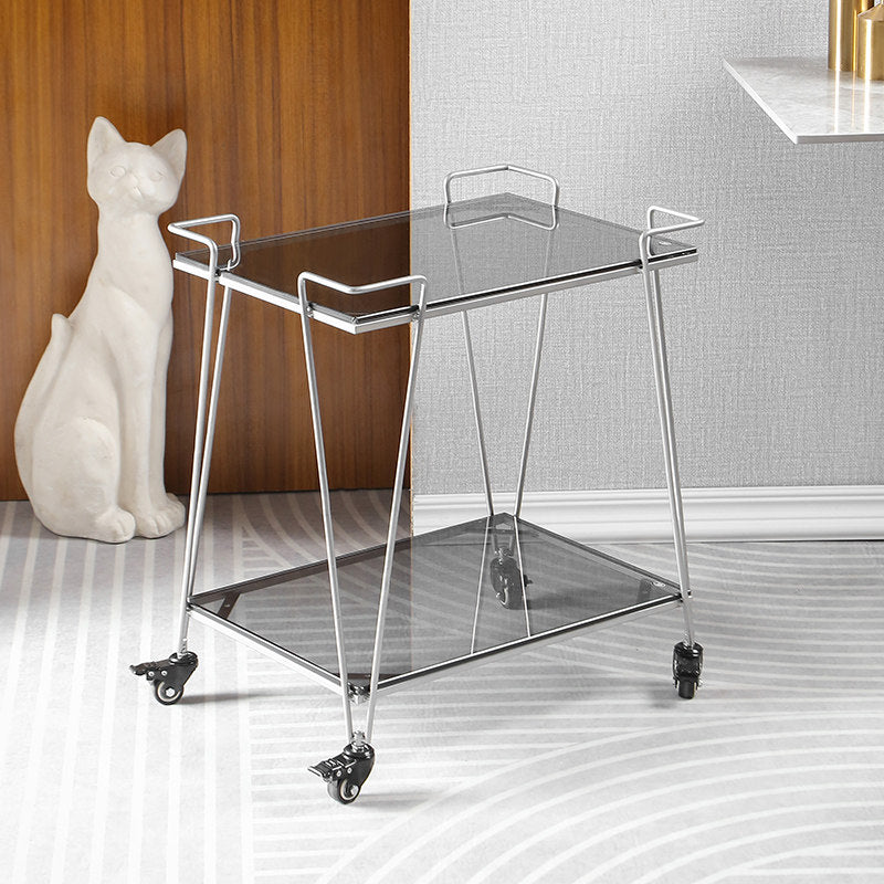Handcart storage rack