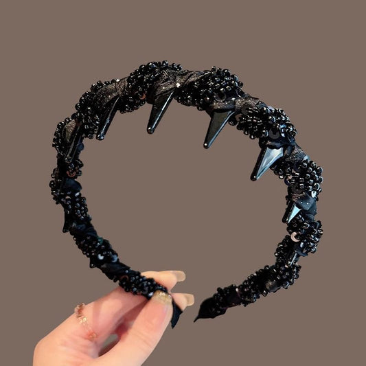 Handcrafted beaded hair band