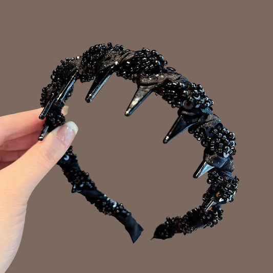 Handcrafted beaded hair band