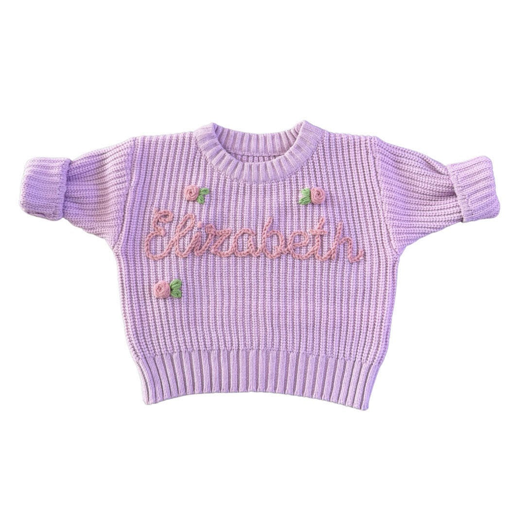 Handcrafted Knitted Baby Sweater