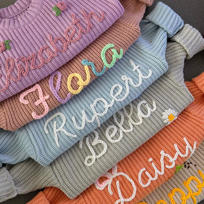 Handcrafted Knitted Baby Sweater