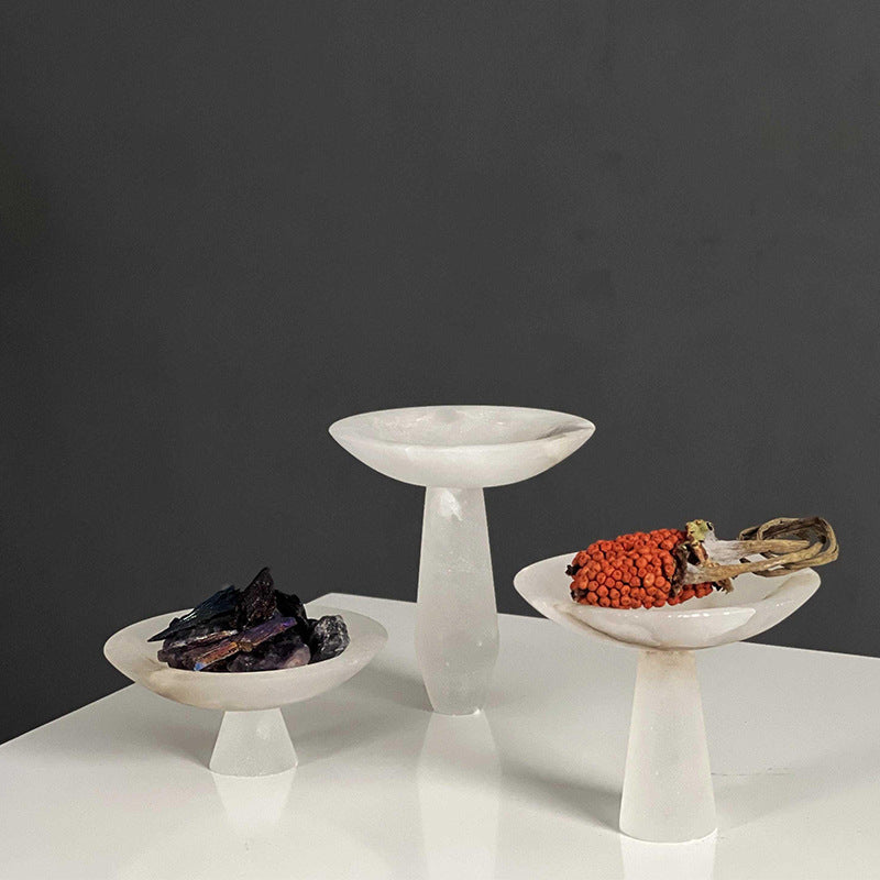 Handcrafted Marble Decorative Storage Tray