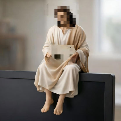 Handcrafted Resin Desk Statue