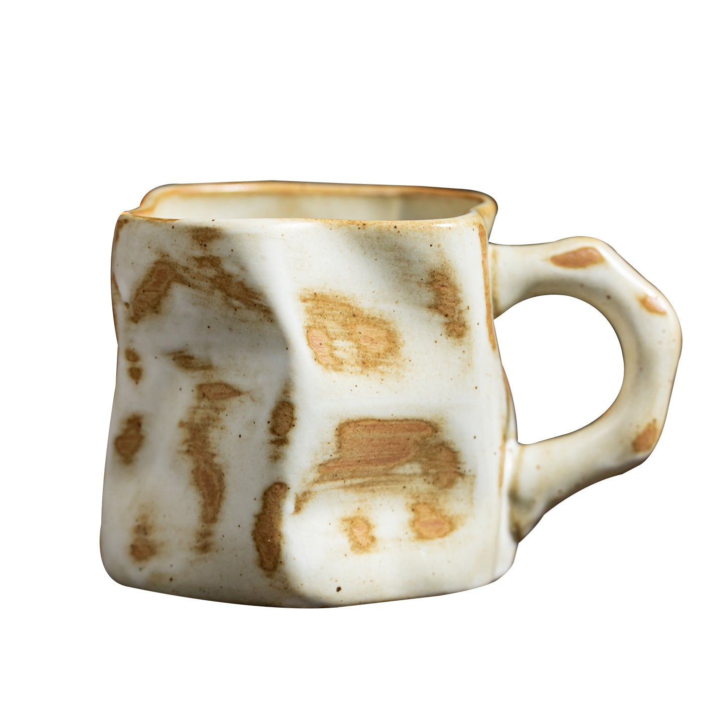 Handcrafted rough earthenware cups