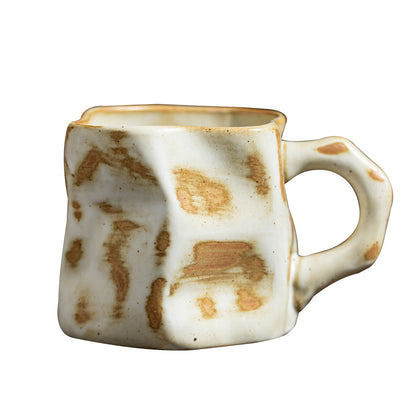 Handcrafted rough earthenware cups