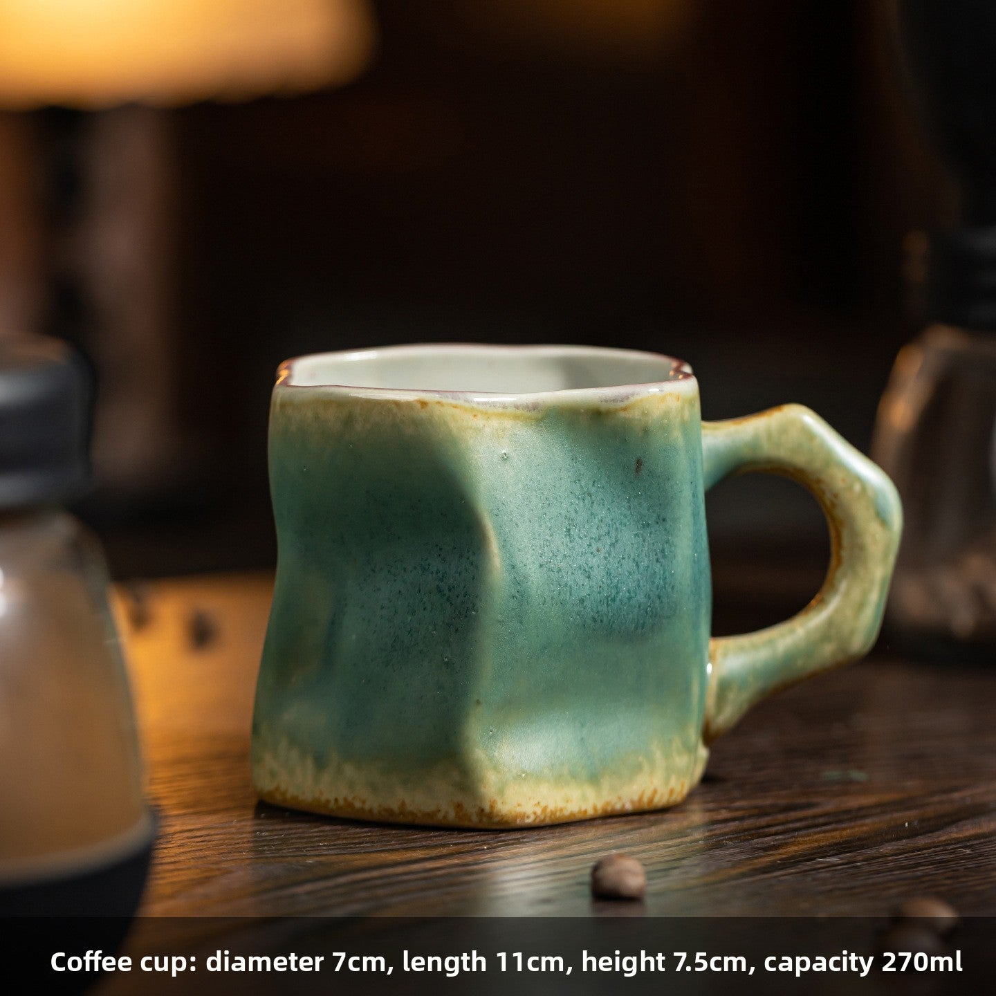 Handcrafted rough earthenware cups