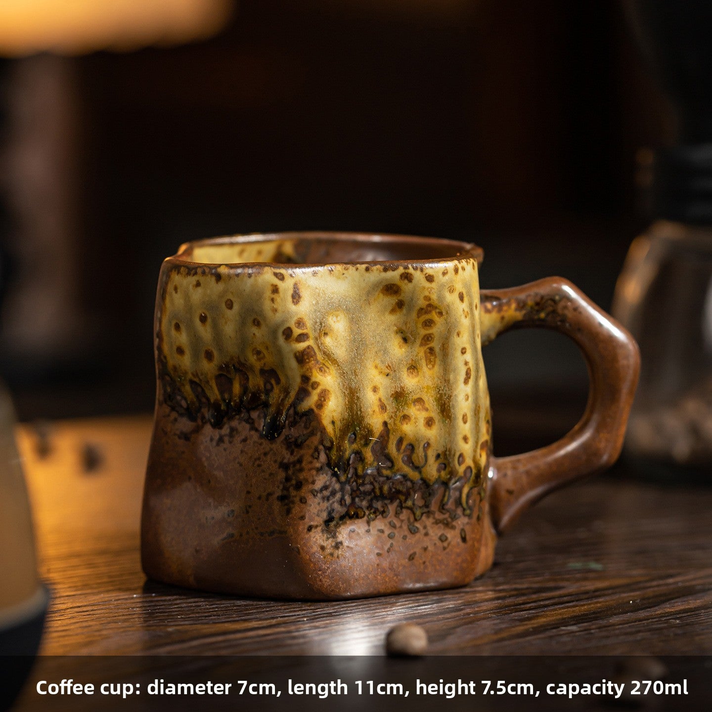 Handcrafted rough earthenware cups