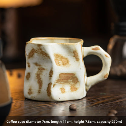 Handcrafted rough earthenware cups