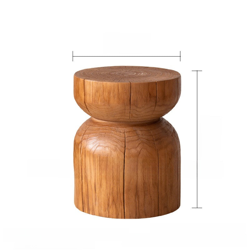 Handcrafted Solid Wood Side Table