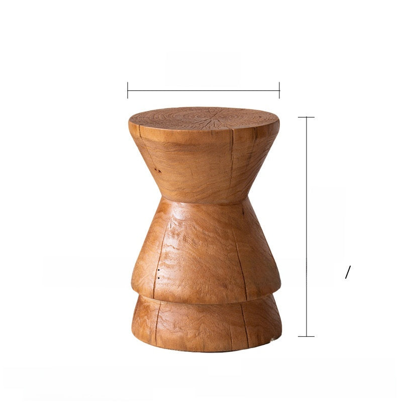 Handcrafted Solid Wood Side Table