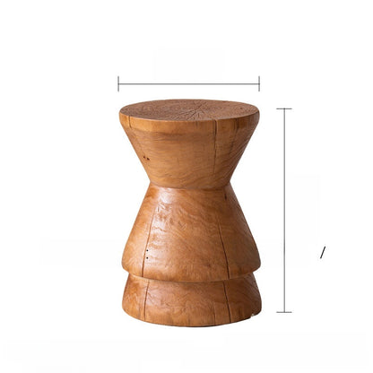 Handcrafted Solid Wood Side Table